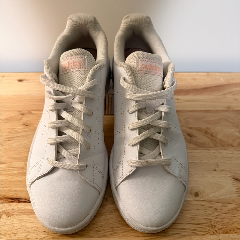 Adidas White and Pink Sneakers